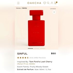Oakcha Sinful Unisex Perfume